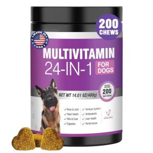 24-in-1 Chewable Dog Multivitamins and Supplements