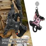 Adjustable No-Pull Dog Harness with Leash, Pink