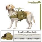Himal Outdoors Tactical Dog Backpack for Hiking