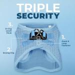 Voyager Step-in Air Dog Harness - Baby Blue