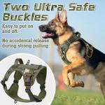Rabbitgoo Tactical Dog Harness for Large Dogs