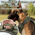 Rabbitgoo Tactical Dog Harness for Large Dogs