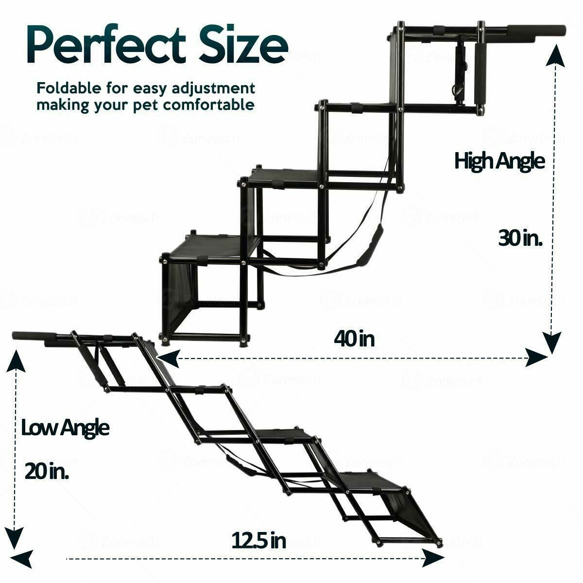 Portable Folding Dog Ramp Stairs Ladder