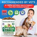 BARK&SPARK Omega 3 Fish Oil Treats for Dogs