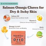 Natural Dog Skin & Coat Salmon Oil Chews