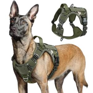 Rabbitgoo Tactical Dog Harness for Large Dogs
