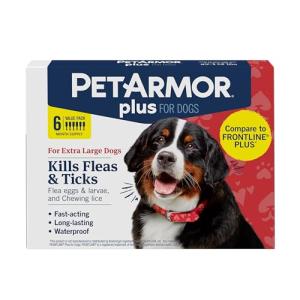 PETARMOR Plus for Large Dogs - 6 Applications