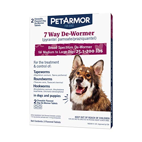 PetArmor 7-Way De-Wormer for Large Dogs & Puppies