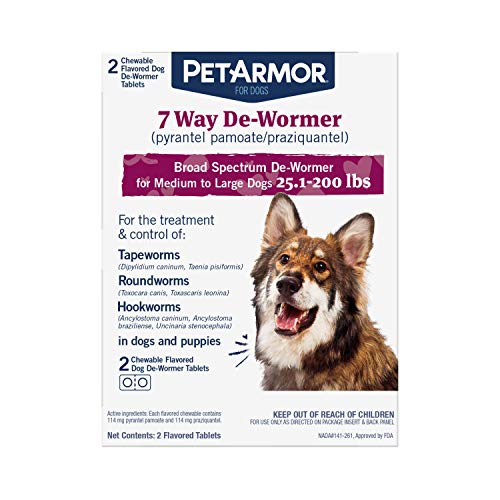 PetArmor 7-Way De-Wormer for Large Dogs & Puppies