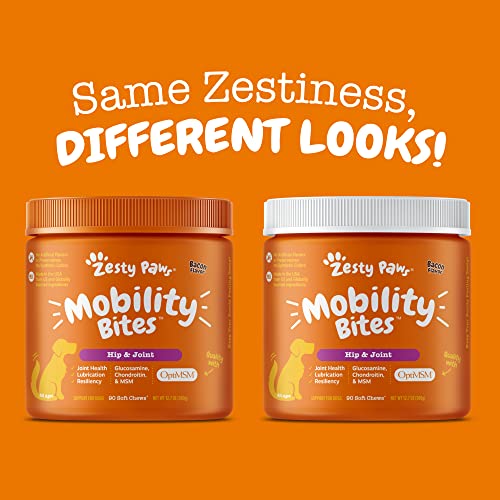 Zesty Paws Bacon Dog Joint Chews