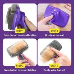 Pet Grooming Brush Kit for Dogs and Cats
