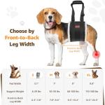 Adjustable Dog Lift Harness for Weak Rear Legs