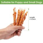 Chicken Rawhide Twist Sticks for Small Dogs