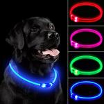 Rechargeable LED Dog Collar for Night Safety