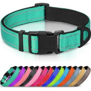 Joytale Adjustable Reflective Dog Collar for Medium Dogs