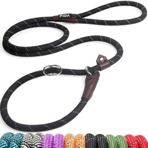 Fida Reflective Slip Lead Dog Leash - 6 FT