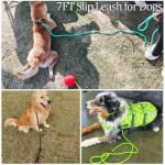 MayPaw No-Pull Slip Leash for Dogs, 7 FT