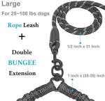 iYoShop Tangle-Free Dual Dog Leash with Bungee