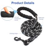 MingXpets Tangle-Free Double Dog Leash with Bungee