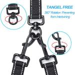 PetBonus Double Leash for 2 Dogs, No Tangle