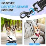 Double Dog Leash with 360° Swivel & Shock Absorption
