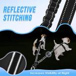 Double Dog Leash with 360° Swivel & Shock Absorption