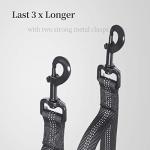 Double Dog Leash with Traffic Handles and Bungee