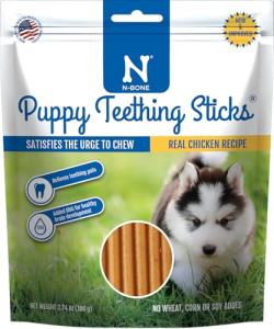 N-Bone Chicken Puppy Teething Treats, 3.74 oz