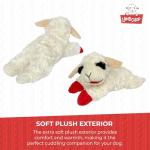 Multipet Lambchop Plush Dog Toy, Small (10")