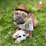 Multipet Lambchop Plush Dog Toy, Small (10")