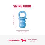 KONG Puppy Binkie Chew Toy - Blue