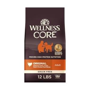 Wellness CORE Grain-Free High-Protein Dog Food, 12lb