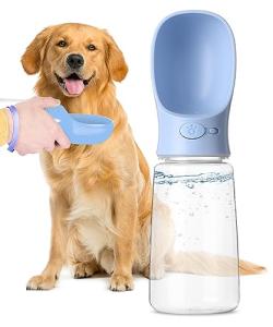 Portable 19oz Dog Water Bottle - Blue