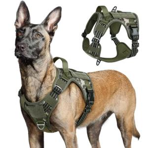 Rabbitgoo Tactical Dog Harness for Large Dogs