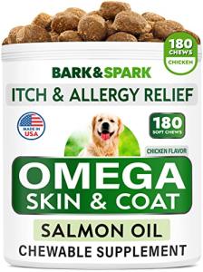 Omega 3 Fish Oil Treats for Dogs - 180 Count