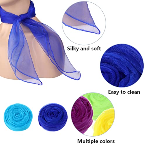 1950's Chiffon Retro Scarf Set (10 Pieces)