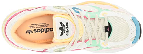 adidas Women's Astir Sneaker - Off White/Pulse Mint/Clear Pink