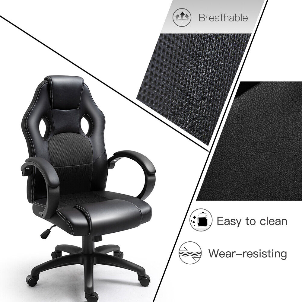 Ergonomic High Back Leather Office Chair