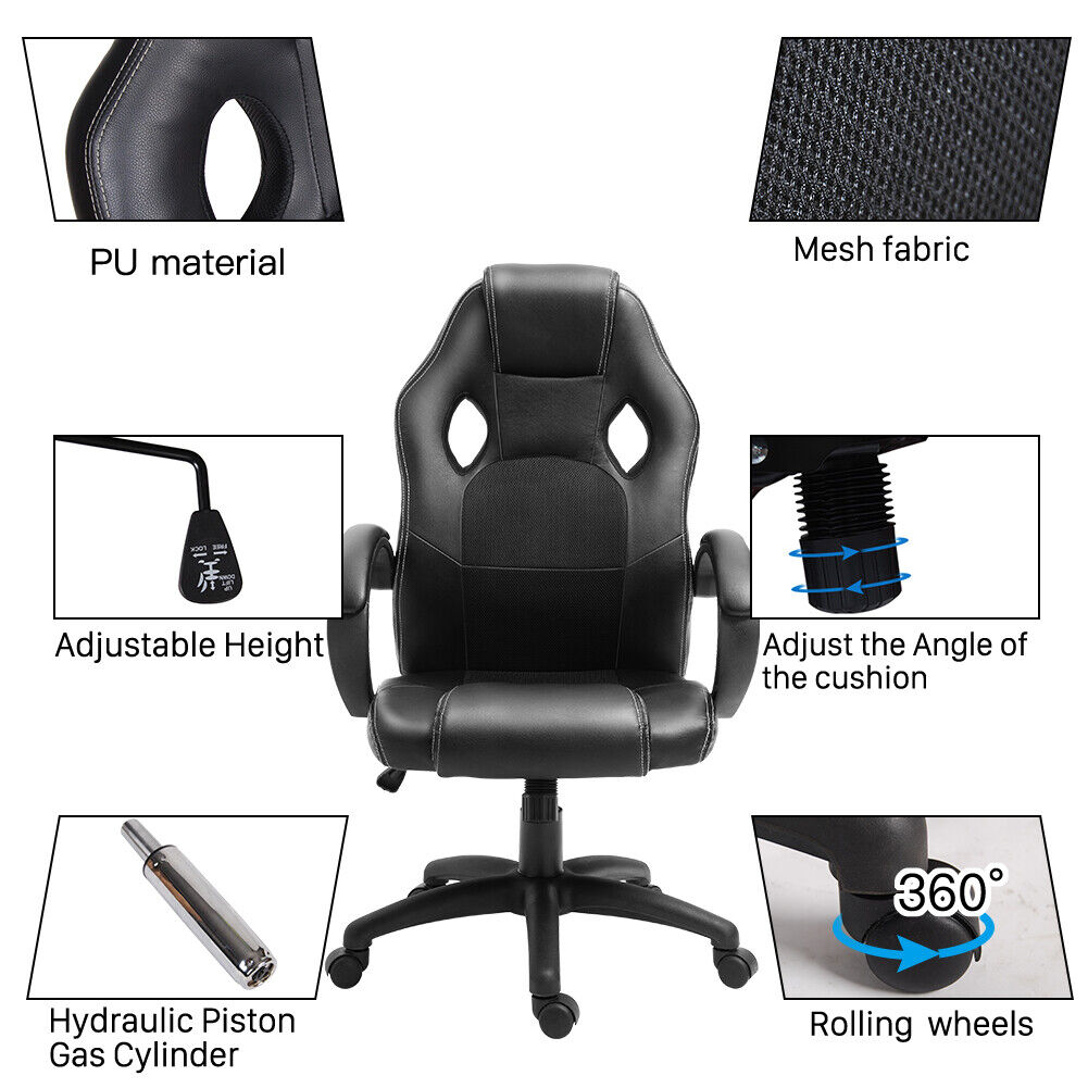 Ergonomic High Back Leather Office Chair