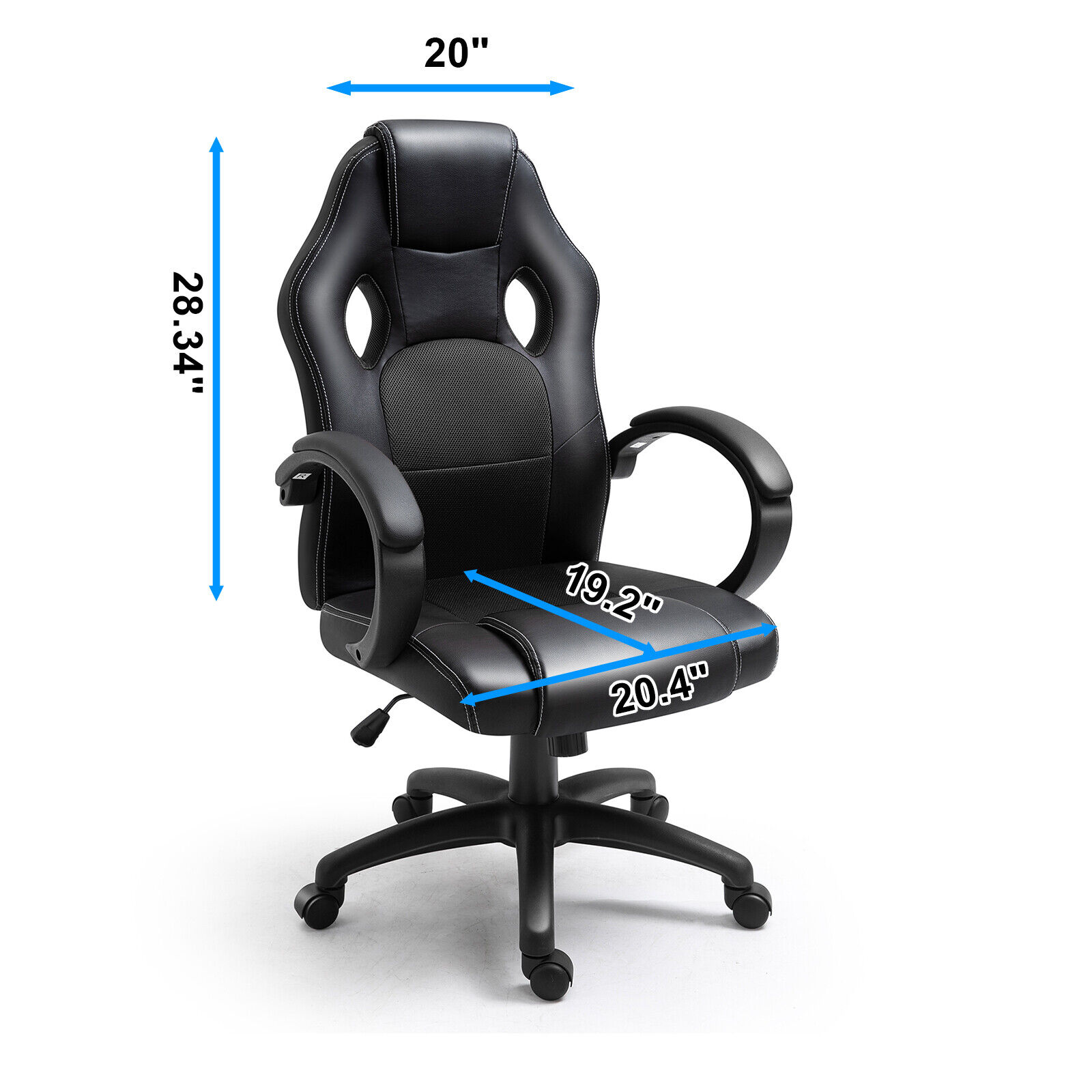 Ergonomic High Back Leather Office Chair