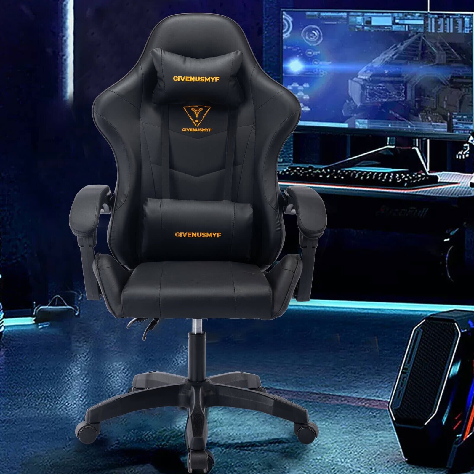 Ergonomic Swivel Gaming Chair with Recliner
