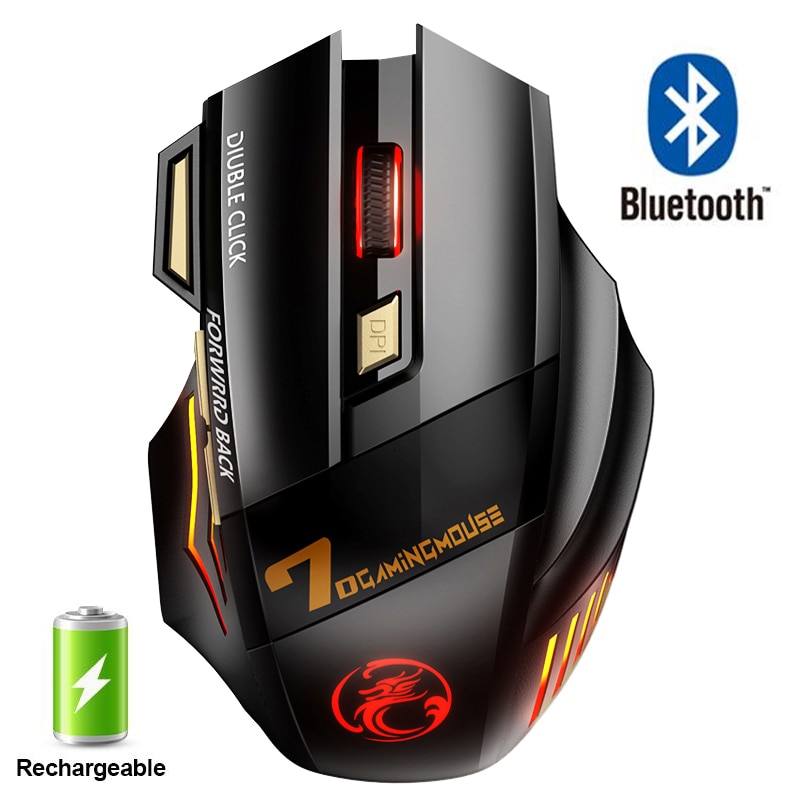 Wireless RGB Gaming Mouse with Ergonomic Design