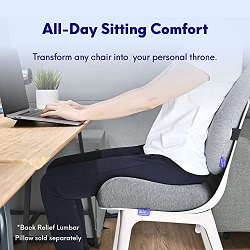Ergonomic Pressure Relief Seat Cushion for Long Sitting