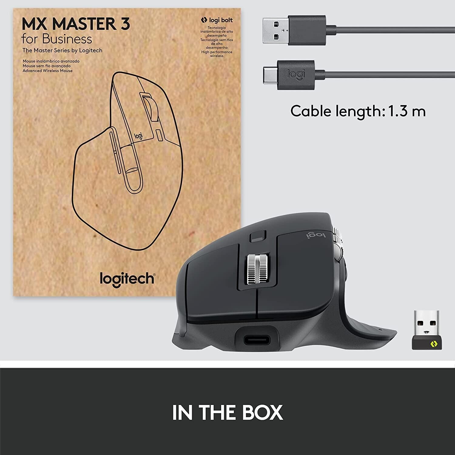 Logitech MX Master 3: Wireless Ergonomic Mouse