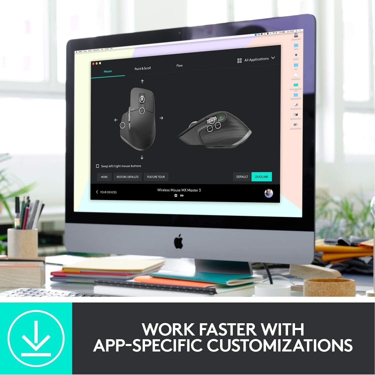 Logitech MX Master 3: Wireless Ergonomic Mouse