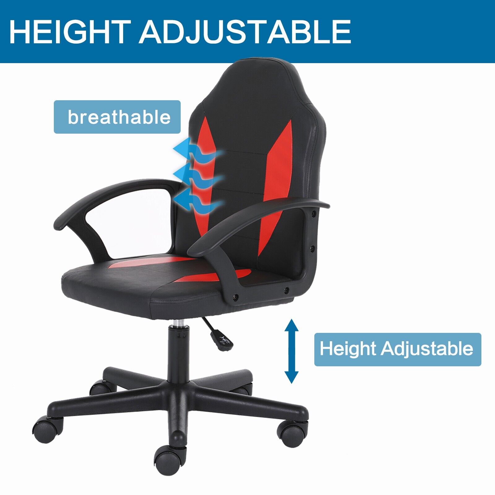 Ergonomic Leather Executive Office Chair