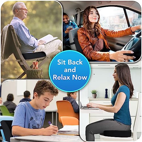 Ergonomic Memory Foam Office Chair Cushion Set