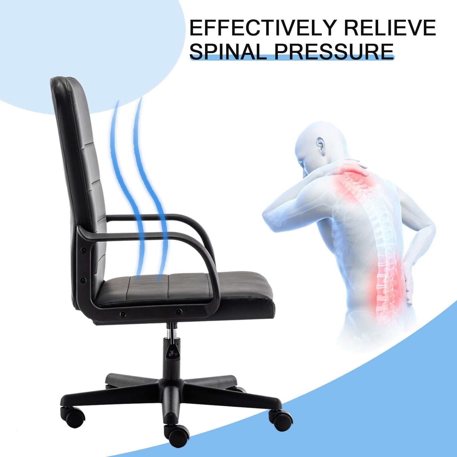 Ergo Gaming PU Swivel Chair for Office & Home