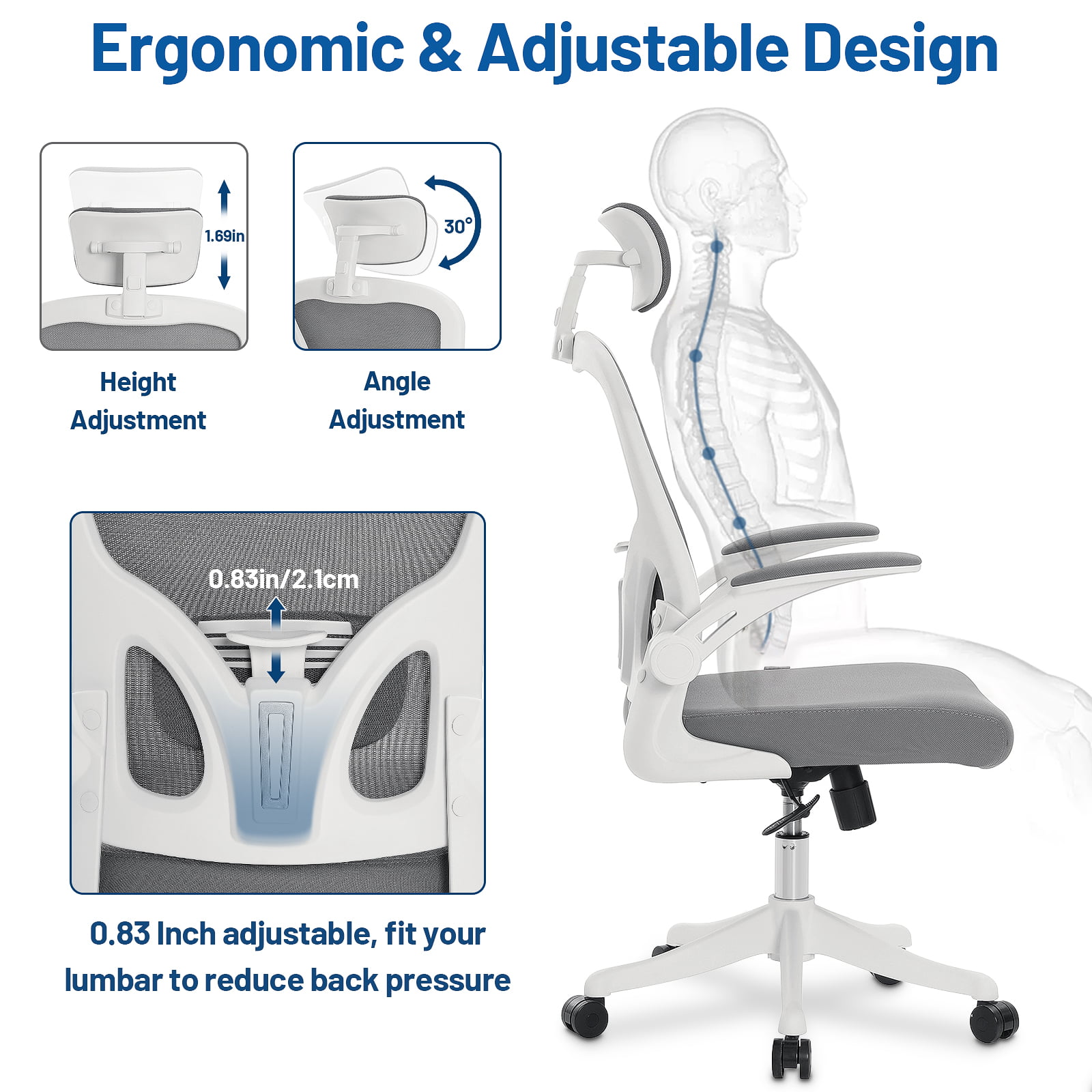 High Back Ergonomic Mesh Office Chair
