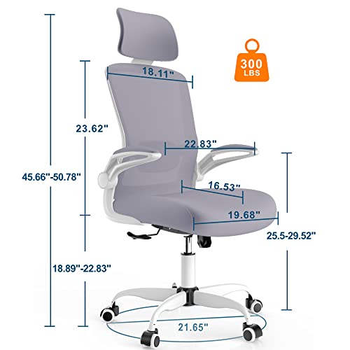 Ergonomic High-Back Office Chair with Armrests